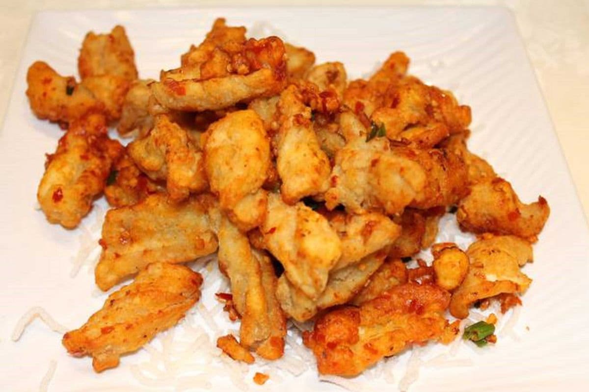 椒盐鲜鱿Deep Fried Squid with Spicy Salt
