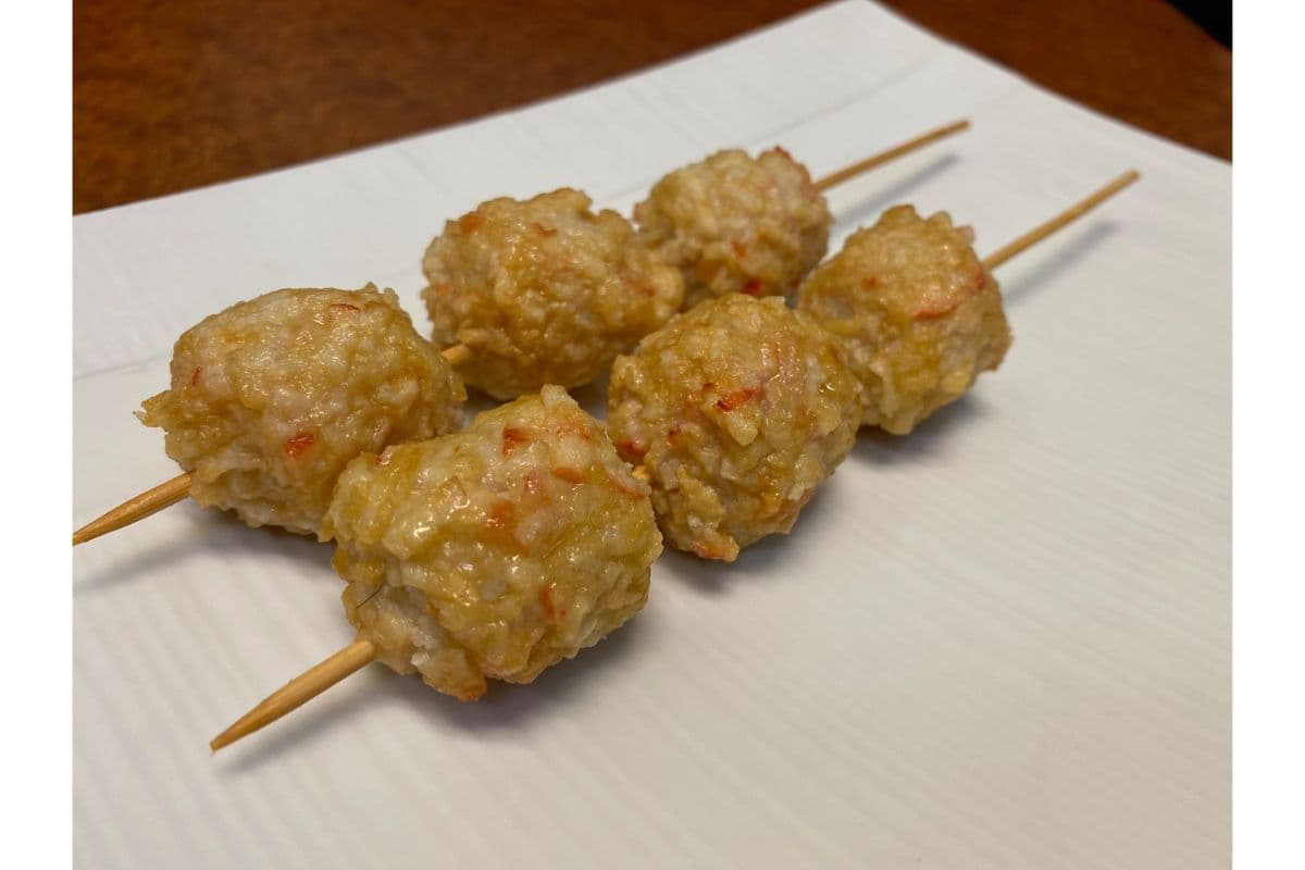[40% OFF] Deep Fried Shrimp Balls Skewers (2 pcs)