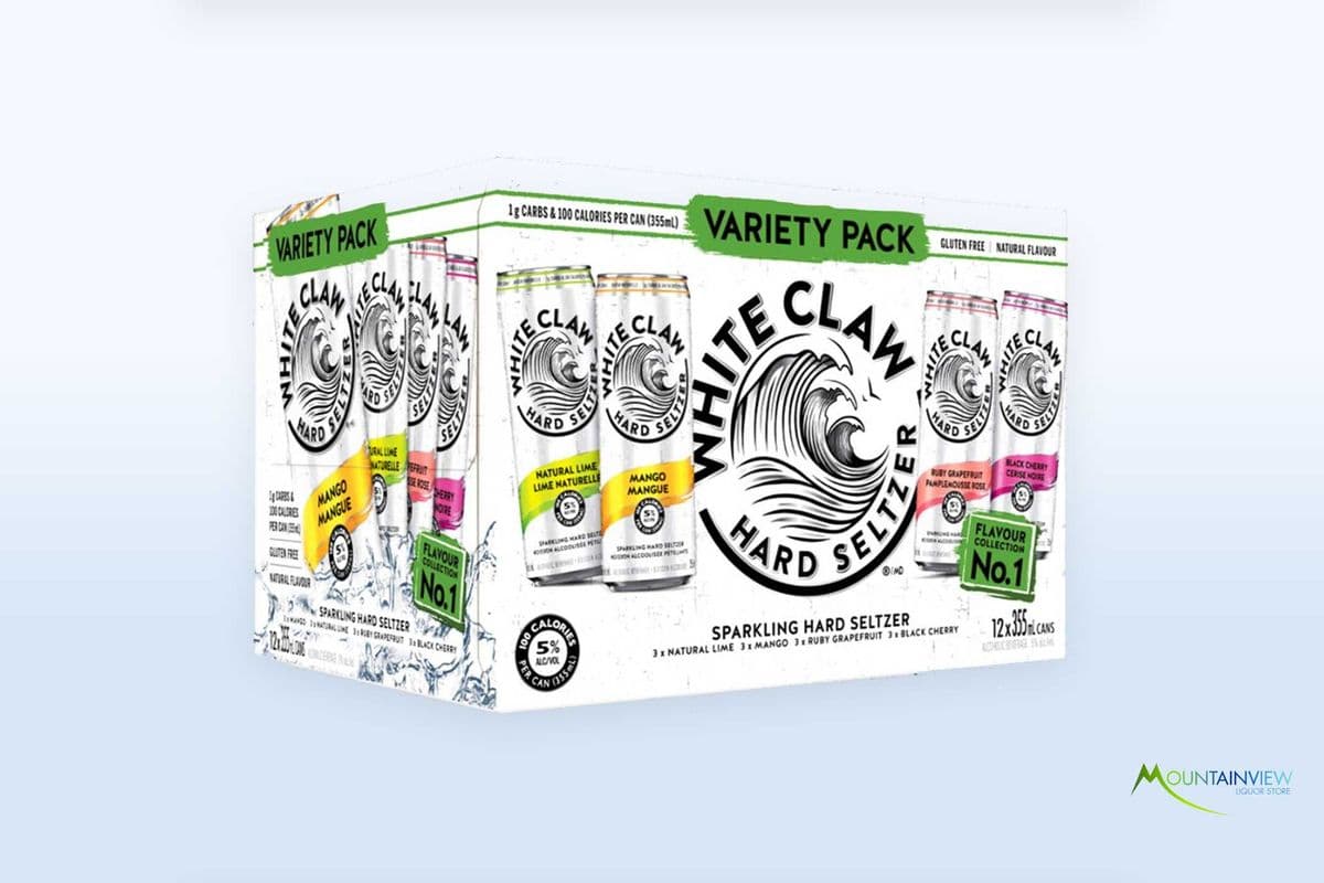 White Claw Hard Seltzer Variety Mixer (12 pack) (1 x 12 Packs)
