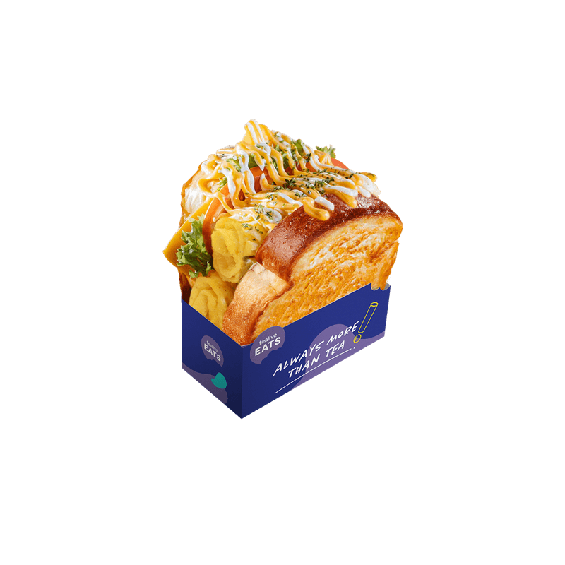 Cheezy Egg Toastea