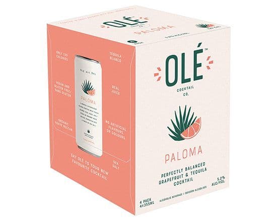 Ole Cocktail Co. Paloma, 4 x 355 ml