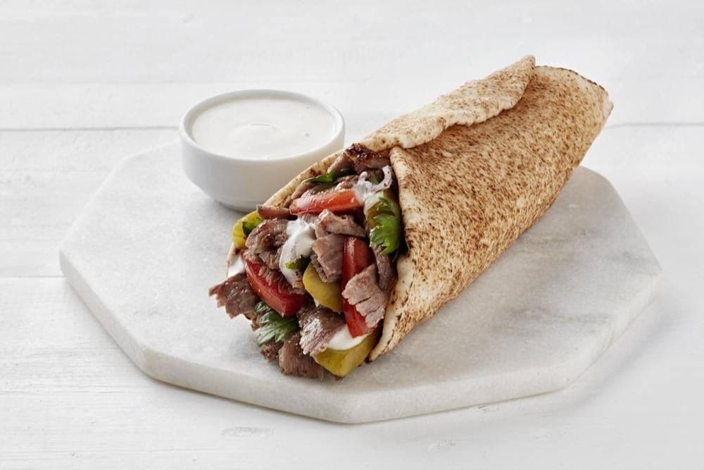 Mix Shawarma on Pita (Wrap)
