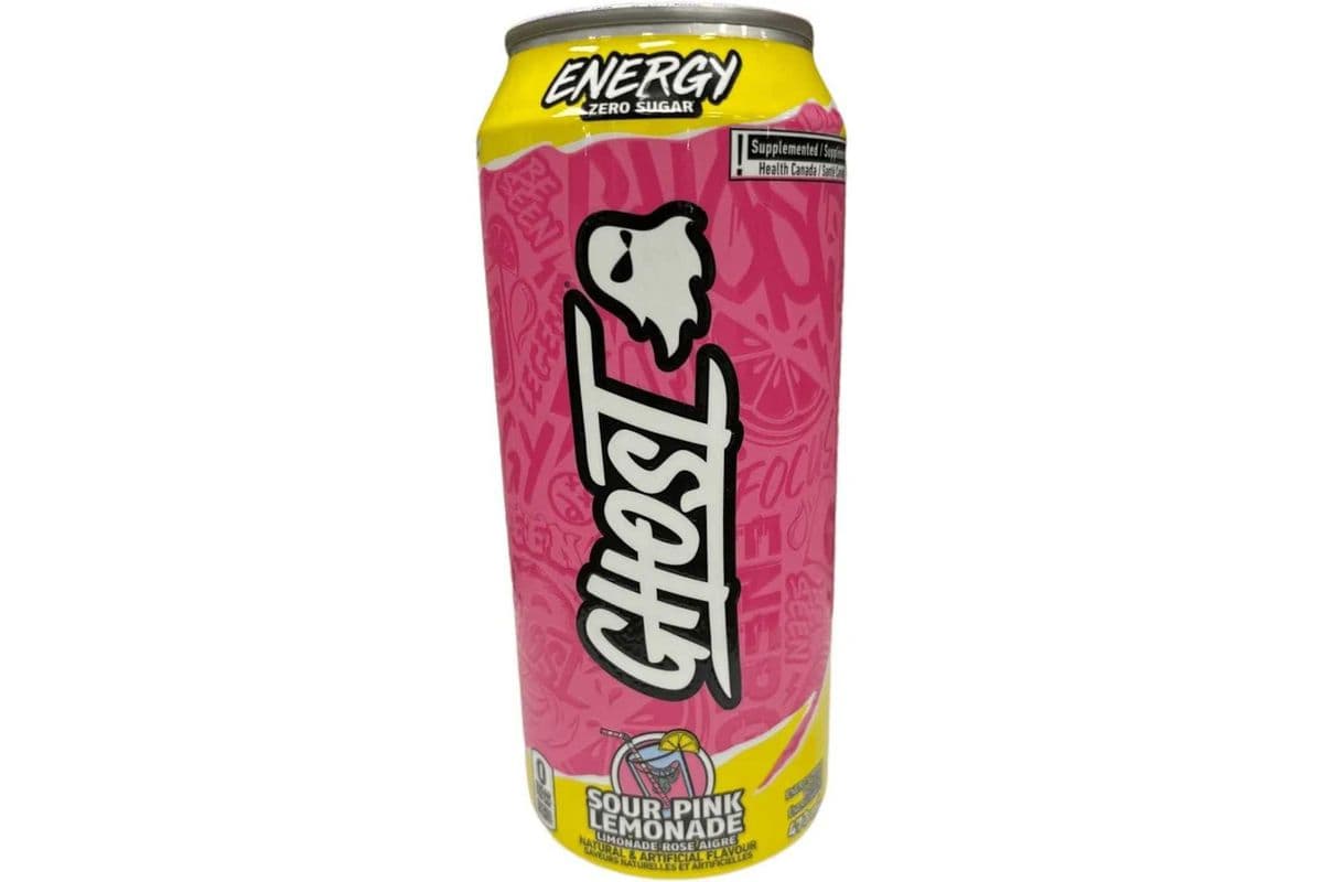 GHOST Energy Drink Sour Pink Lemonade, 473 ml (473 ml)