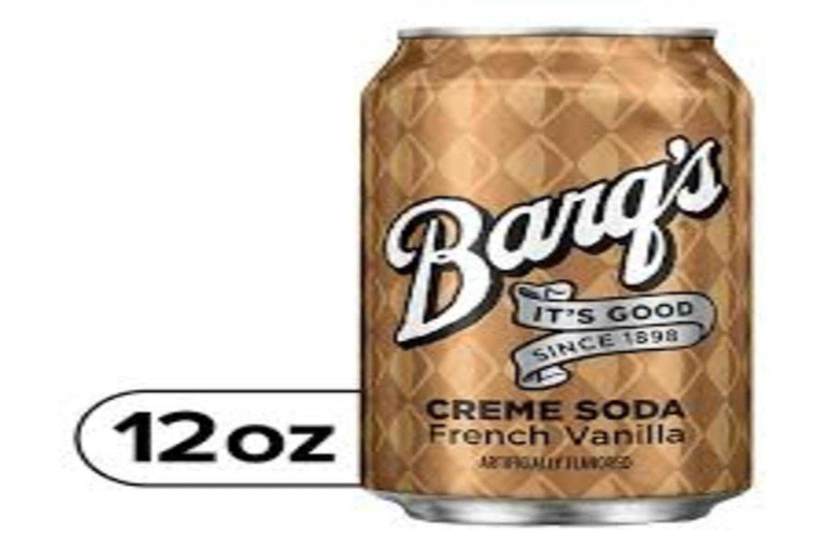 Barq's French Vanilla Cream Soda (355ml) (355 ml) (160 Cal)