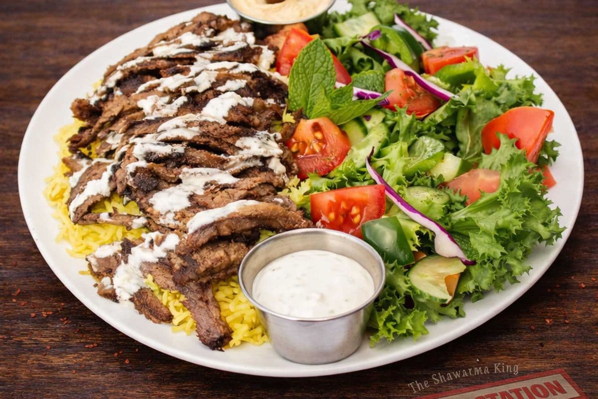 Beef Shawarma Rice Plate