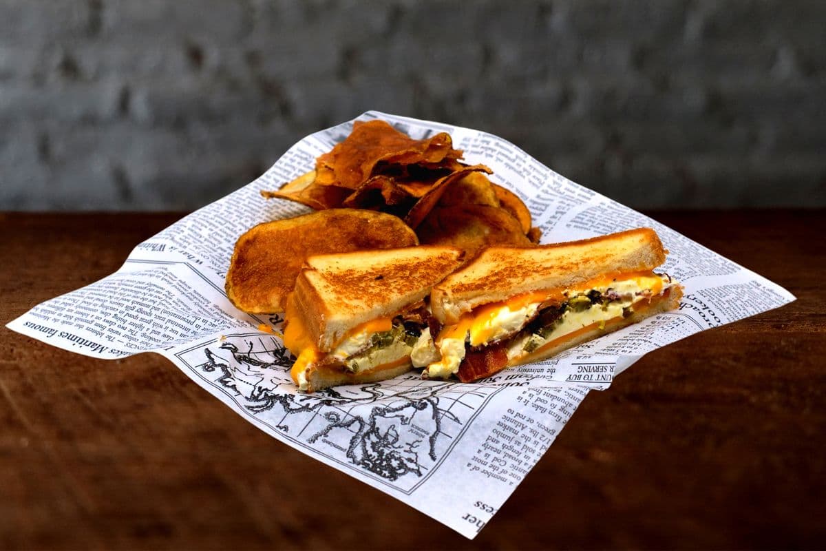Popper Grilled Cheese Sandwich
