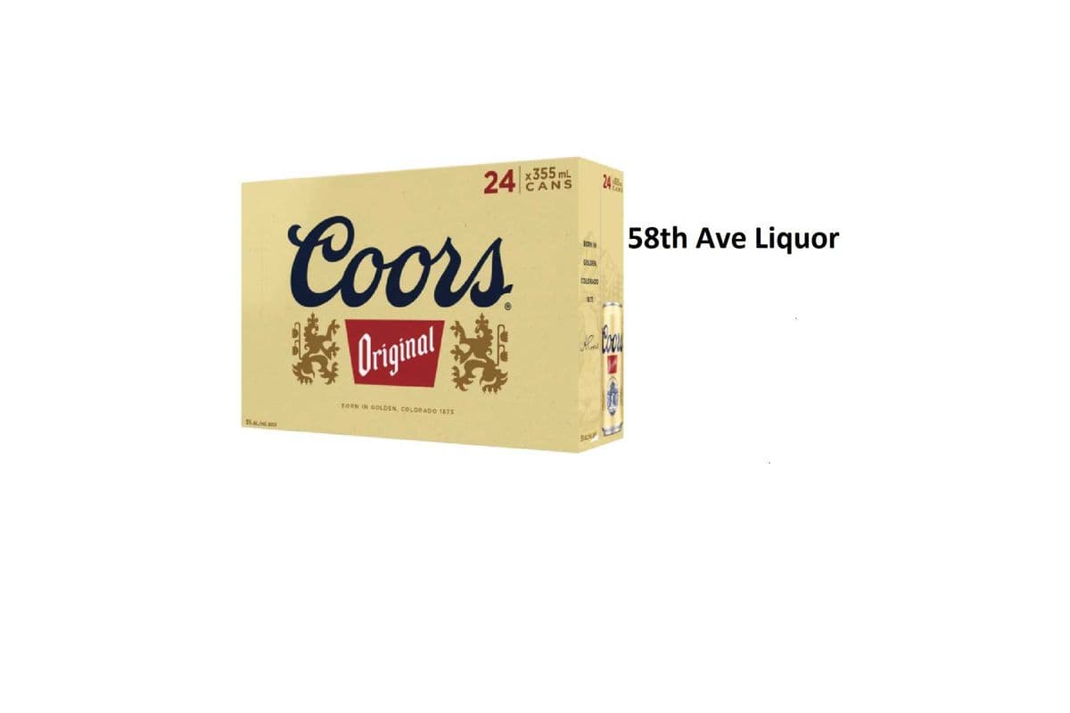 COORS ORIGINAL 24 CANS (1 x 24x355ML)