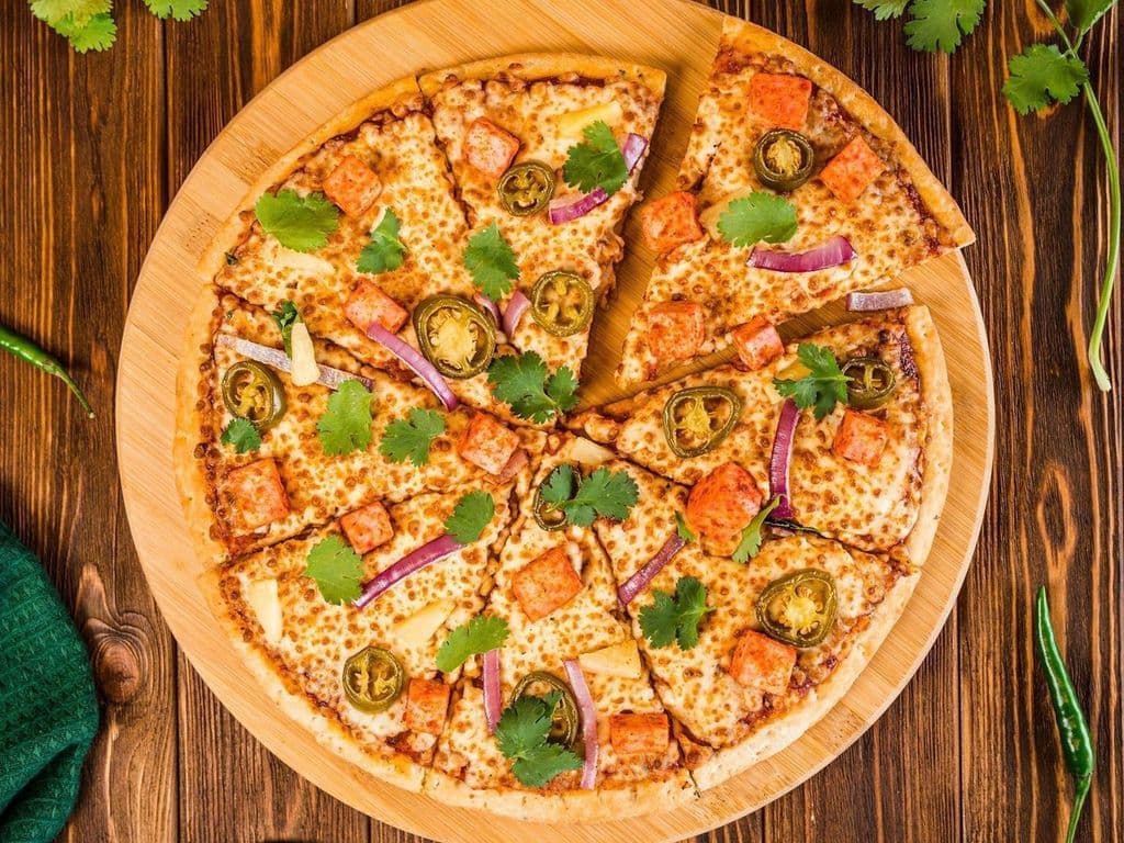 Paneer Topped Pizza