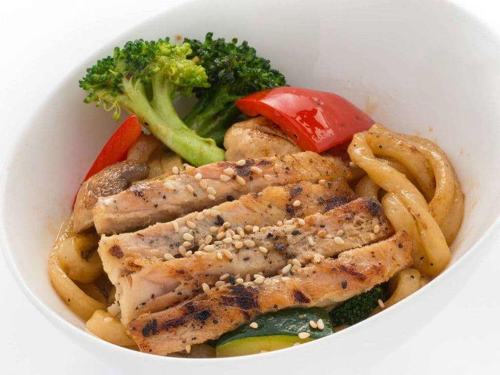 N01 Chicken Fried Udon