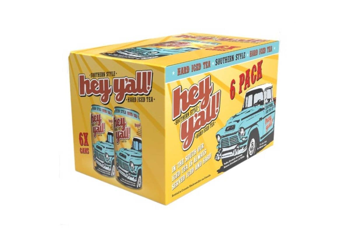 Hey Y'All Hard Iced Tea (6 x 355 ml)