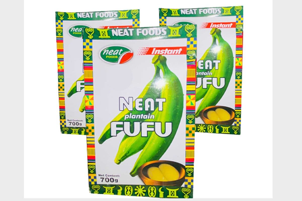 Neat Plantain Fufu