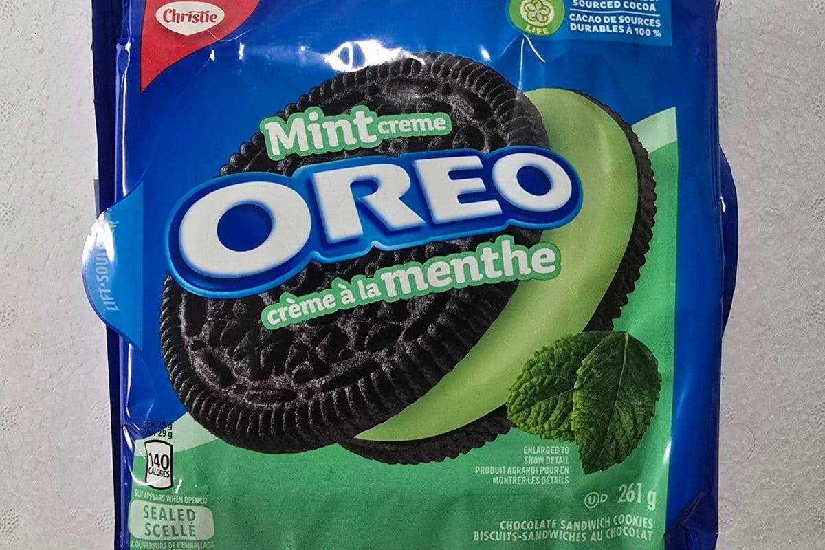 Oreo Mint Creme cookies 261g (261g)