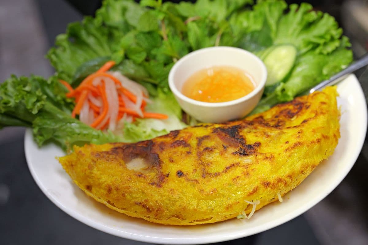 Sizzling Saigon Crepe (Bánh Xèo)