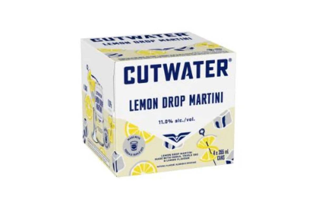 Cutwater Lemon Drop Martini 4 Pack (4 x 355ml) (1 x 355ml)