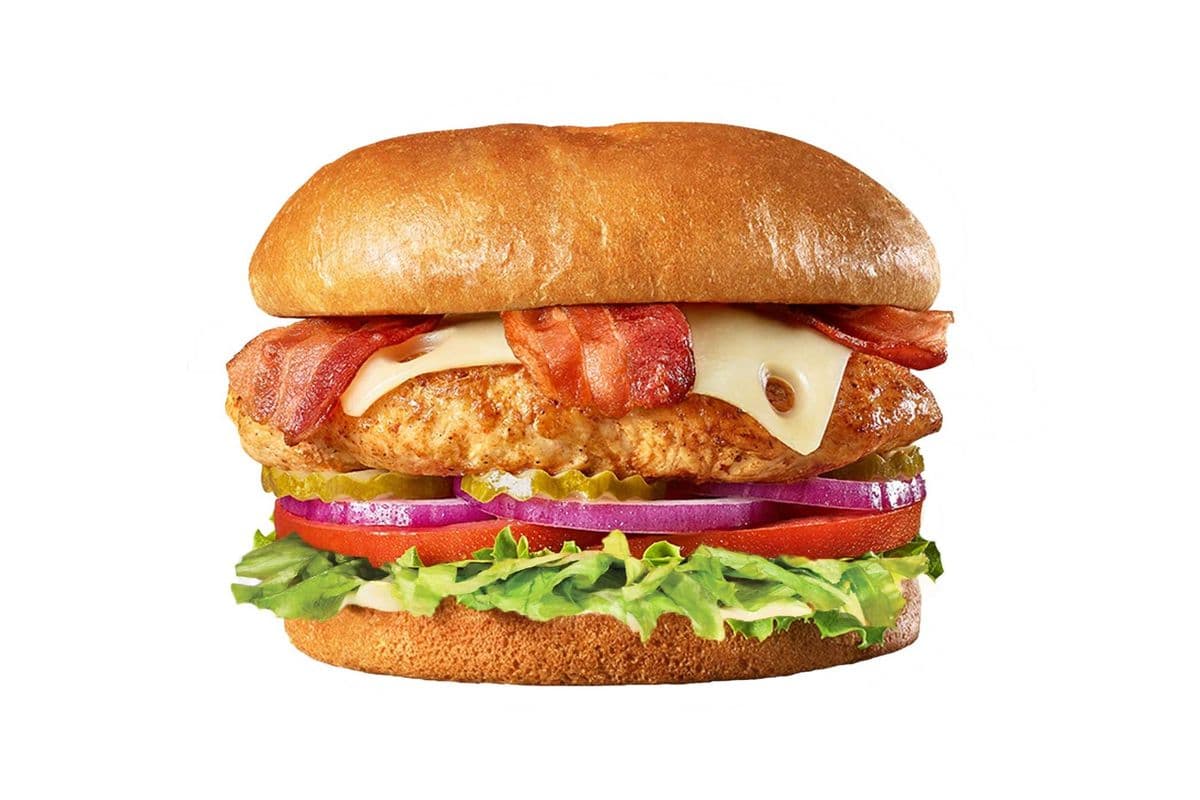 Pig N' Chicken Burger and Fries