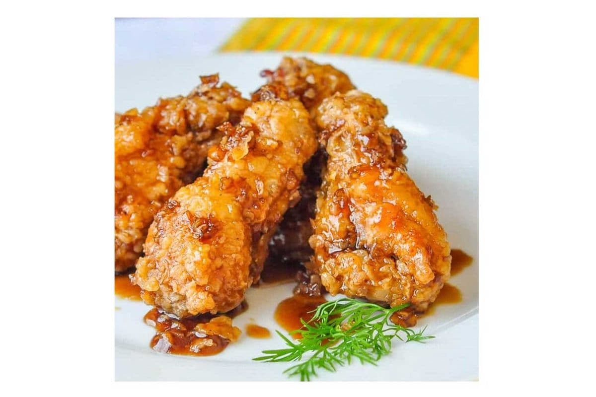 16. Honey Garlic Chicken Wings