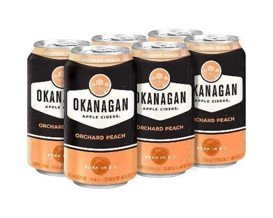 Okanagan Apple Ciders Peach, 6 x 355 ml