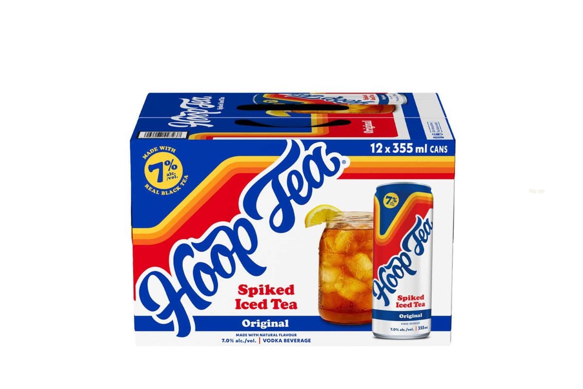 Hoop Tea Original Spiked Iced Tea (12 Cans) (12 x 355ml)