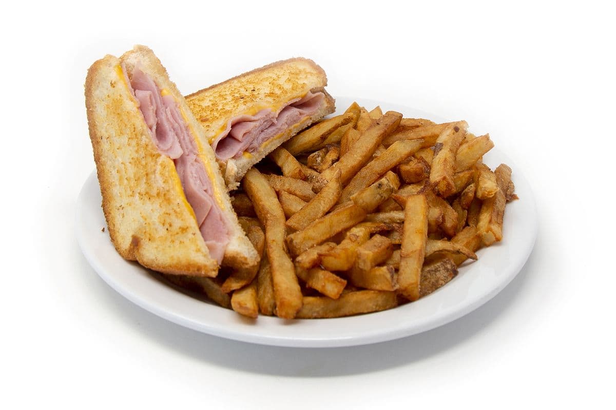 Grilled Cheese with Ham Sandwich