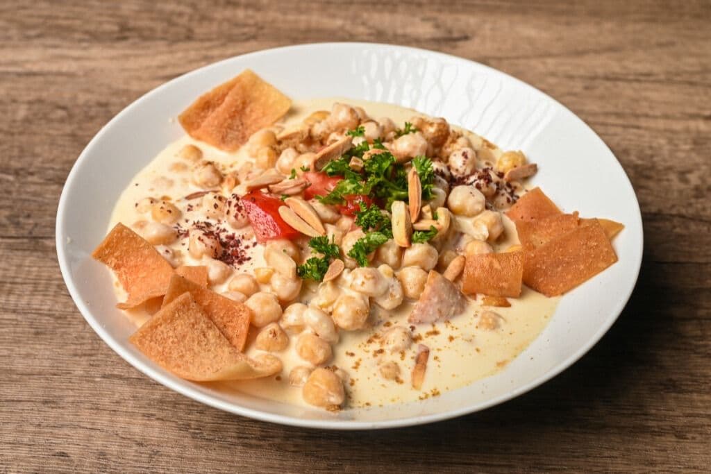 Fatté de houmous nature / Plain Hummus Fatteh