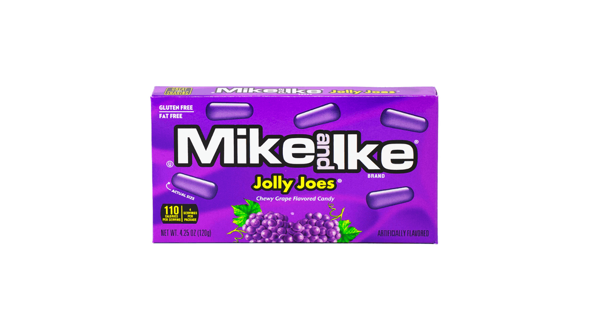 Mike & Ike Jolly Joes Grape Theater Box - USA
