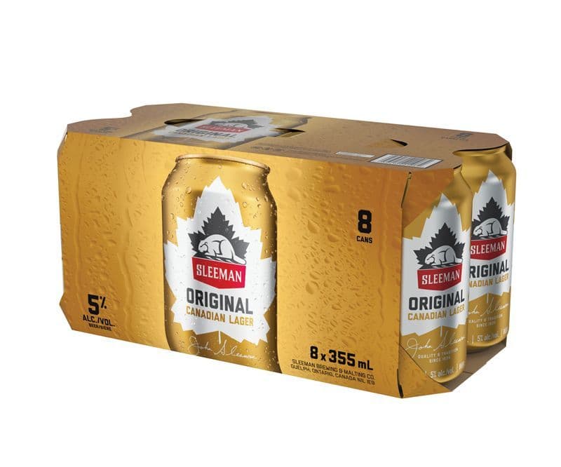 Sleeman Brewing Original Draught, 8 x 355 ml