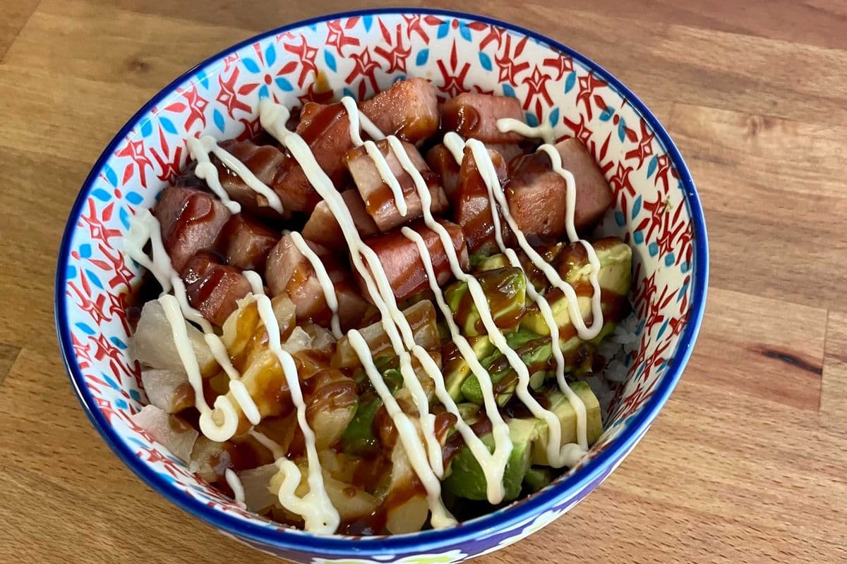 Teri-mayo Spam Bowl