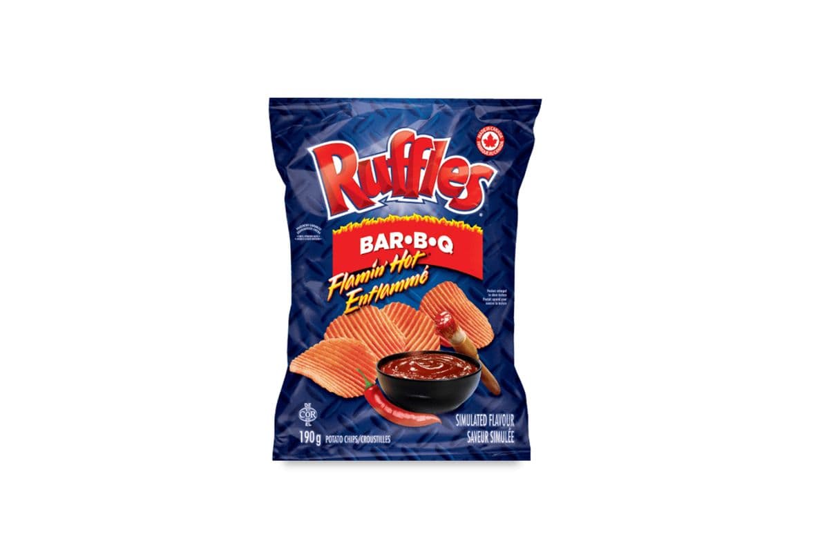 Ruffles BBQ Flamin Hot 190g