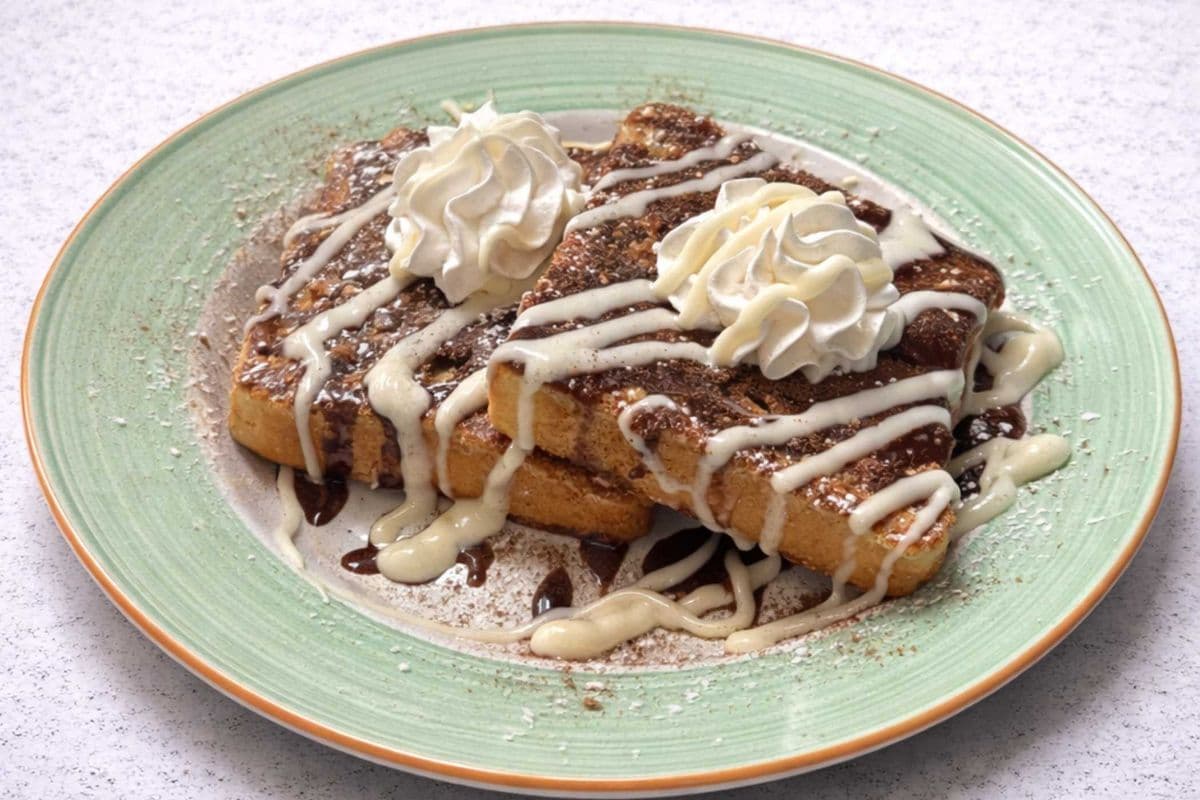 CINNAMON FRENCH TOAST (Two Slices)