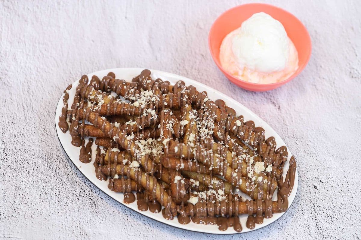 Nutellestic Funnel Fries