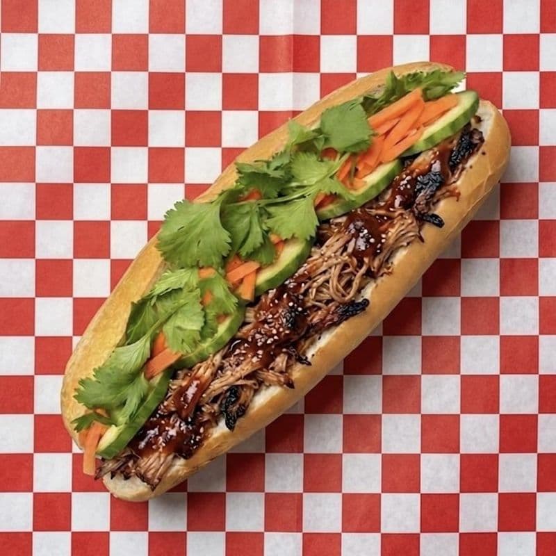 Pulled Pork Banh Mi / Pulled Pork Banh Mi