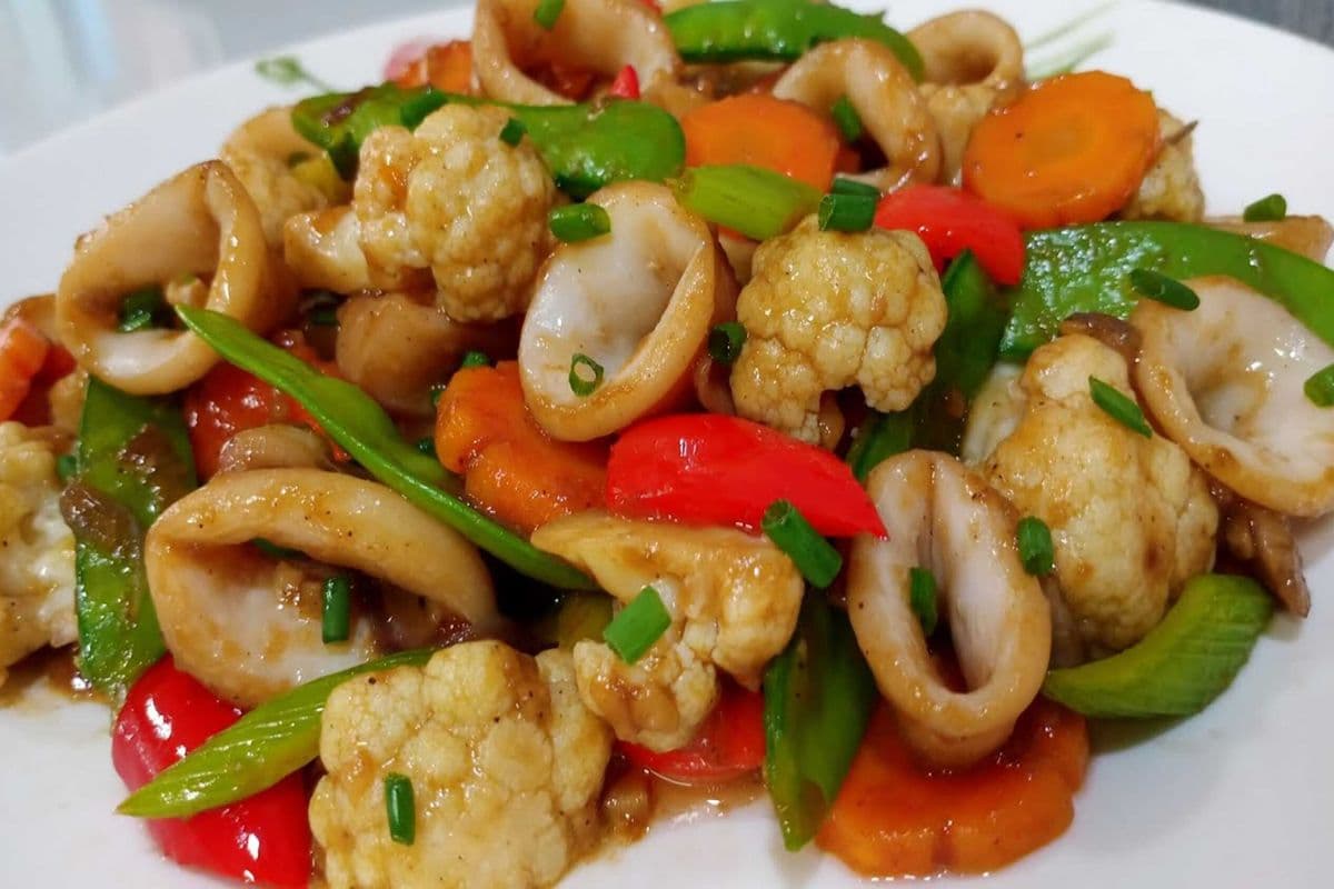 79. Squid with Veggies