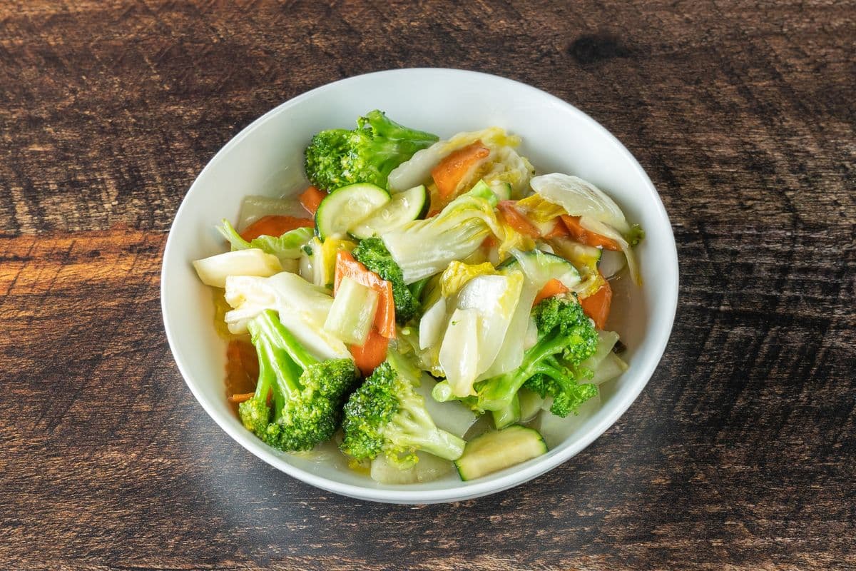 70. Légumes chinois variés sautés