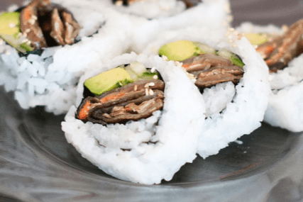 166. BBQ Salmon Roll