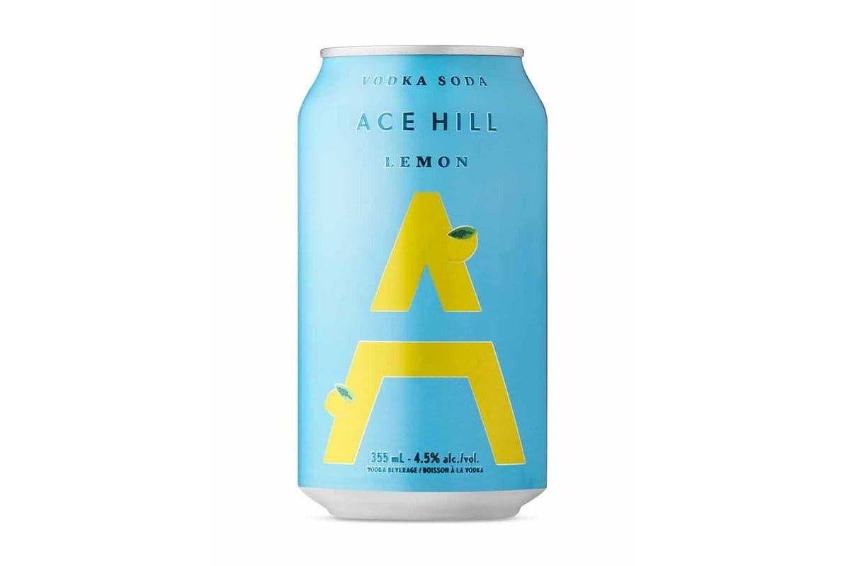 Ace Hill Lemon Vodka, 355ml (1 x 355 ml)