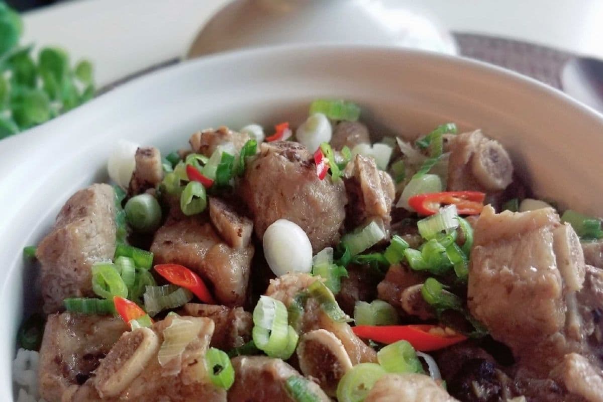 Pork Ribs with Black Bean Sauce 豉汁蒸排骨飯