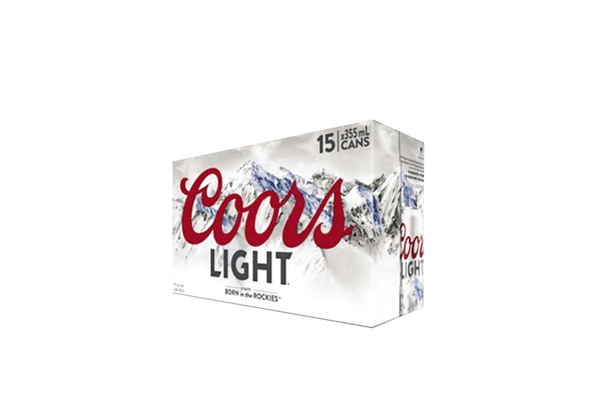 Coors Light (15 Cans) (15 x 355 ml Cans)