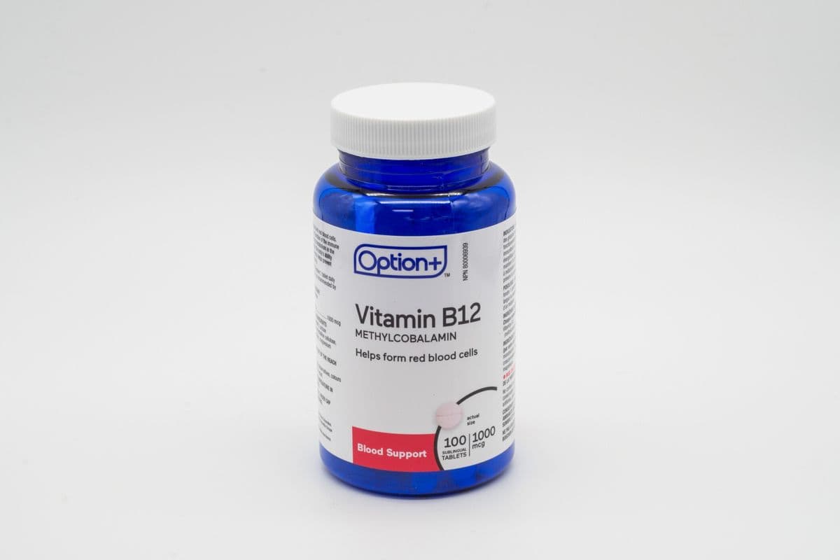 Option+ Vit. B12 Methylcobalamin (100 tablets)