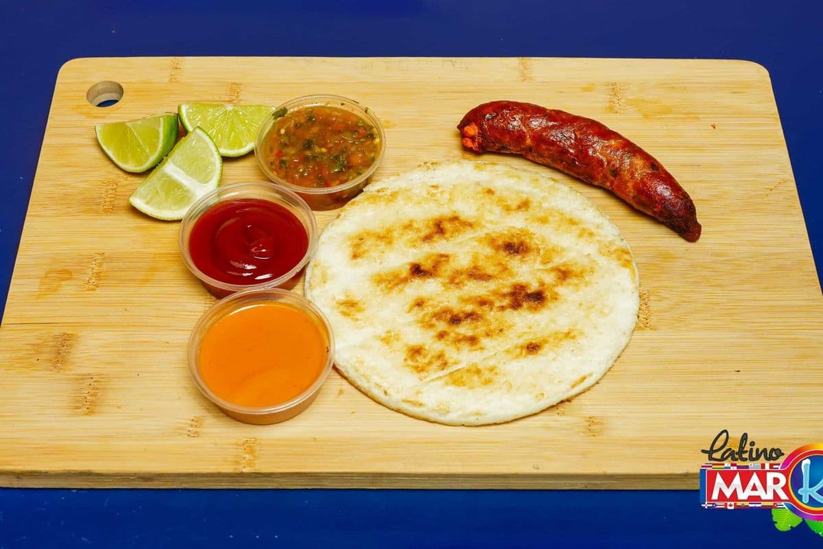 Arepa with Chorizo