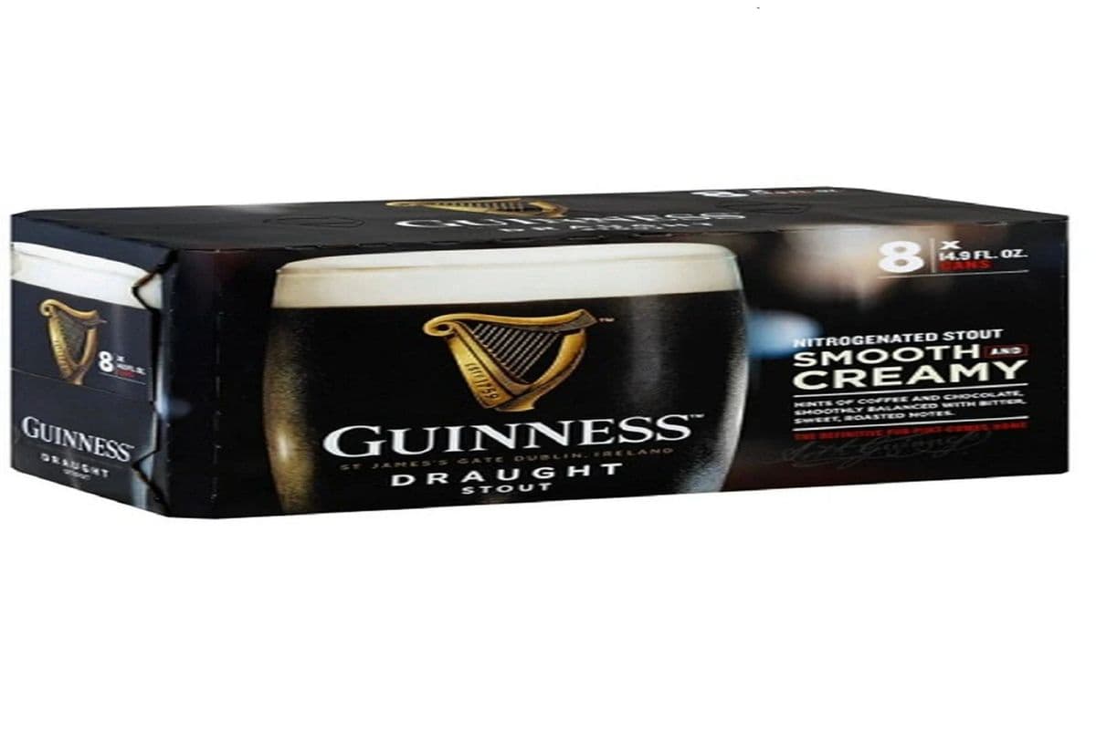 GUINNESS DRAUGHT STOUT (8 X 440ML) 4.2% ABV (8 x 440 mL)