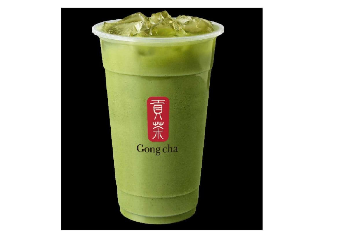Honeydew Matcha Milk Tea