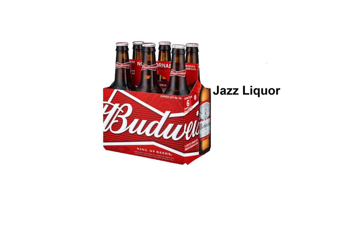 BUDWEISER 6 BOTTLES (1 x 6×341ML)