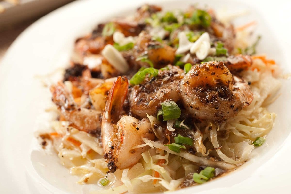 16. Stir-Fried in Garlic-Pepper Sauce