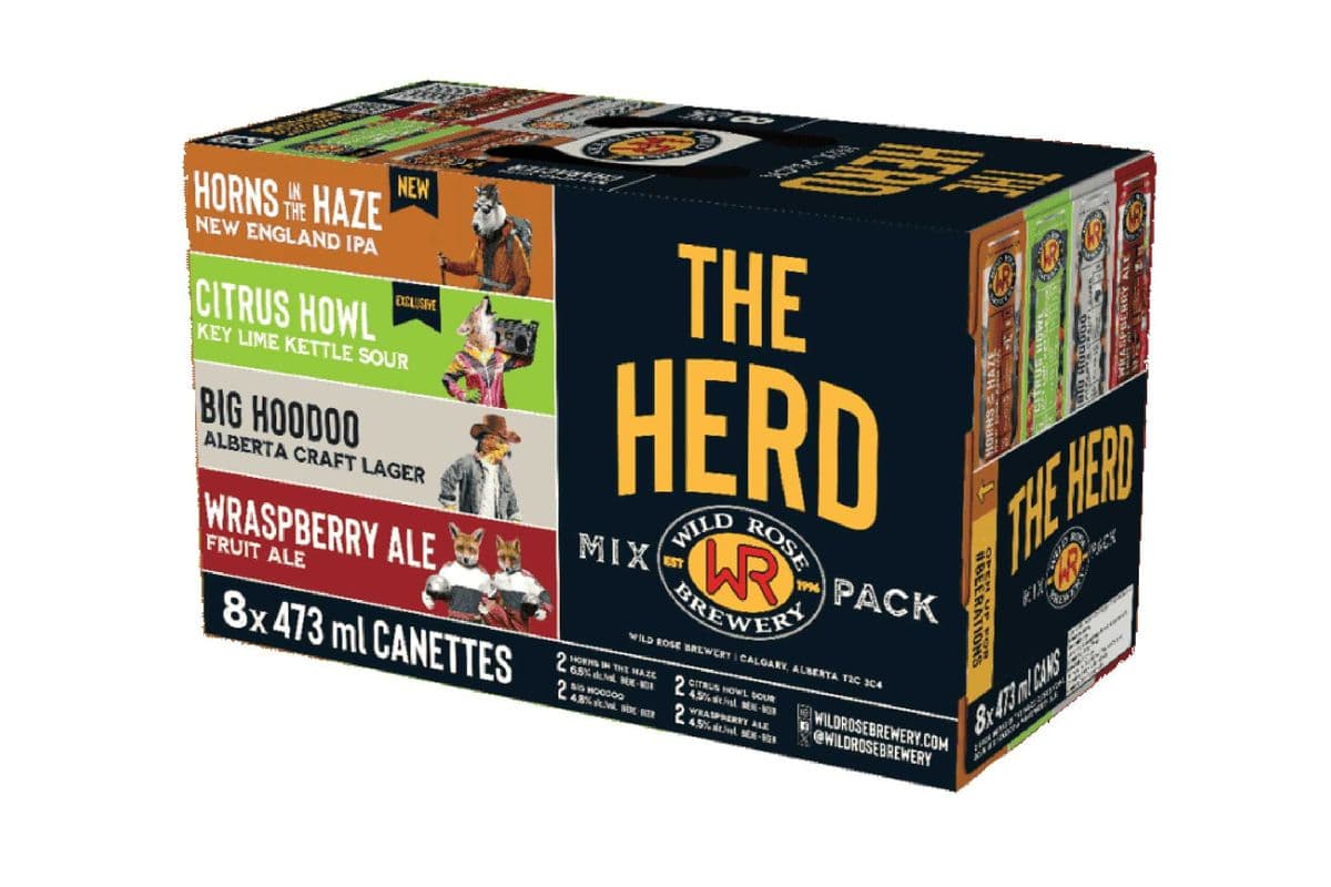 The Herd Wild Rose Mixed-8 Pack (8 x 473ml)