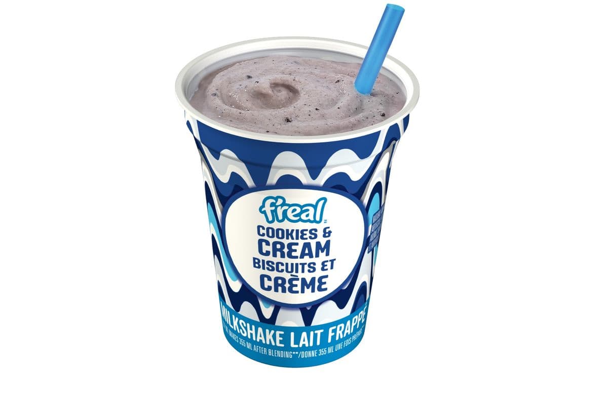 F'Real Lait frappé - Biscuits et creme (12oz) 77557 / F'Real Milkshake - Cookies & Cream (12oz) 77557