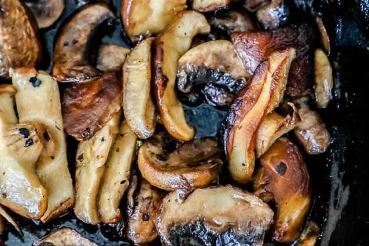 Pan-Fried Mixed Mushrooms