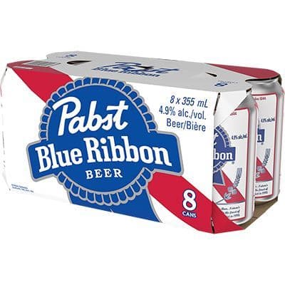 Pabst Brewing Blue Ribbon, 8 x 355 ml