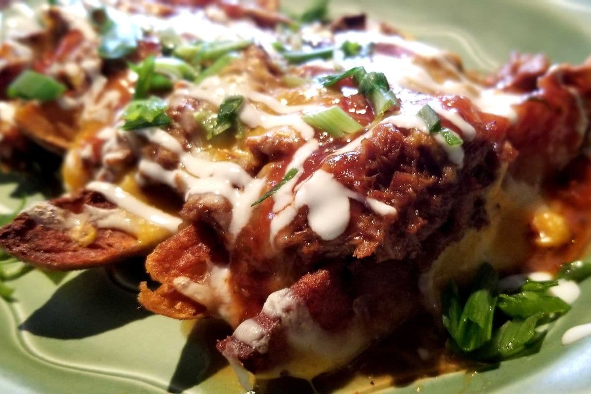 Pulled Pork Potato Skins