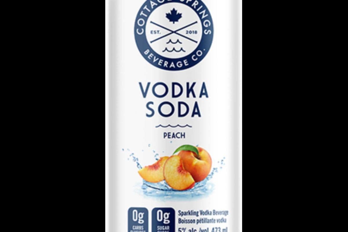 Cottage Springs - Peach (1 x 473ml Can)