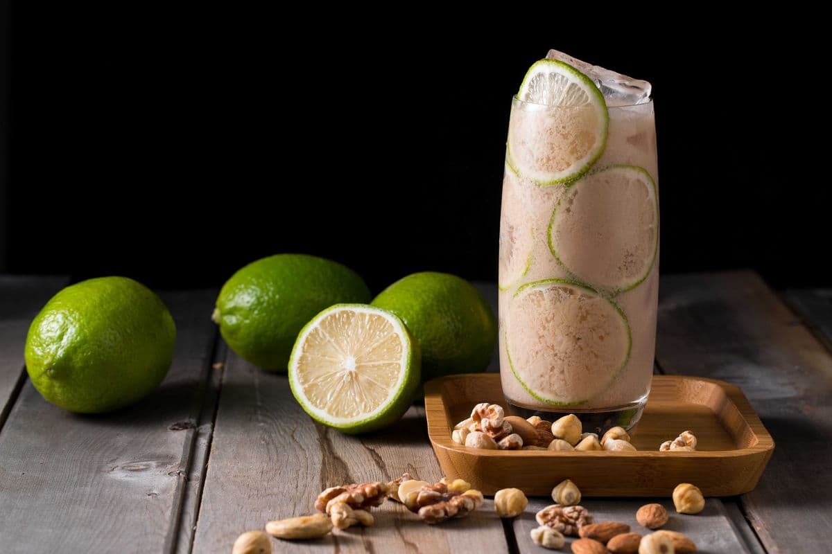 Lime Nut Mylk (Cold or Hot, Caffeine-Free)